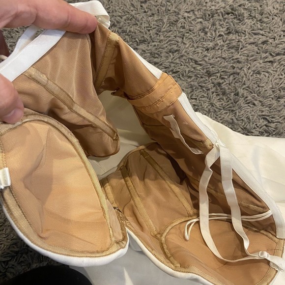 Jonathan Simkhai White and Gold Midi Dress - Picture 12 of 16